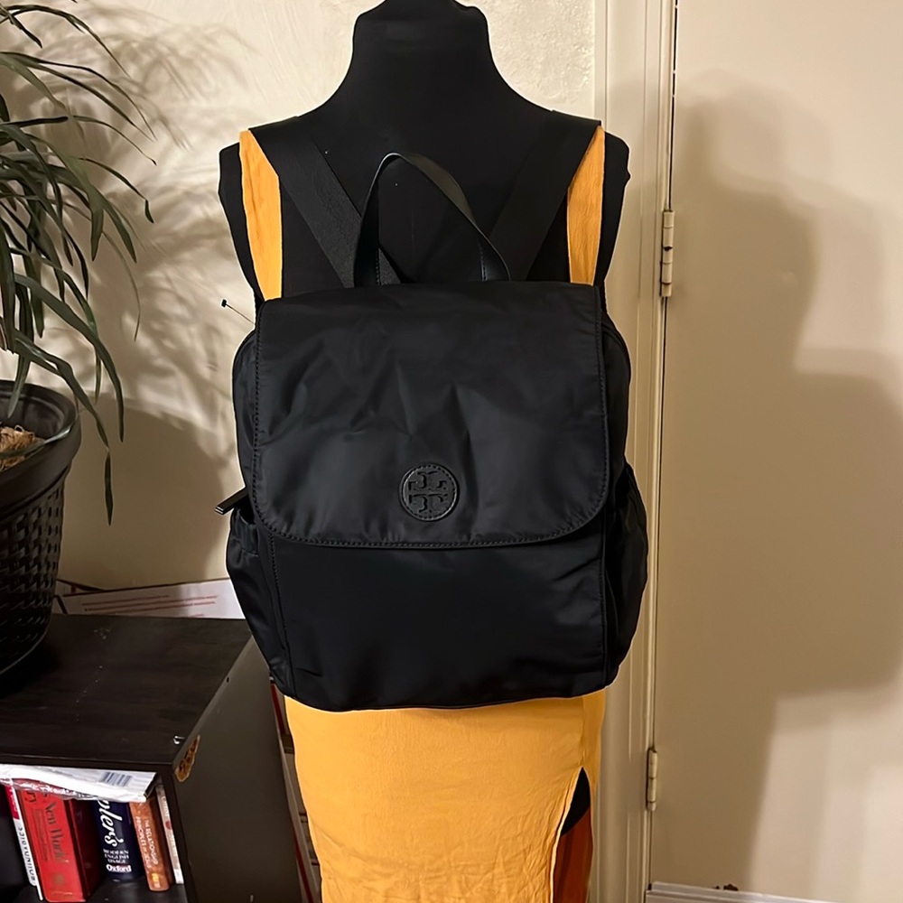 Tory Burch black back pack